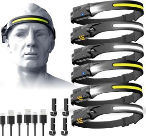 Illuminate Our Adventures: A Journey with 6 Rechargeable Headlamps