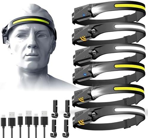 Illuminate Our Adventures: A Journey with 6 Rechargeable Headlamps