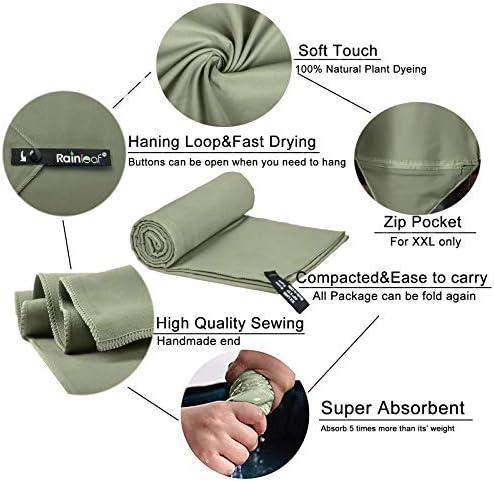 embrace Every Adventure with the Rainleaf Microfiber Towel!