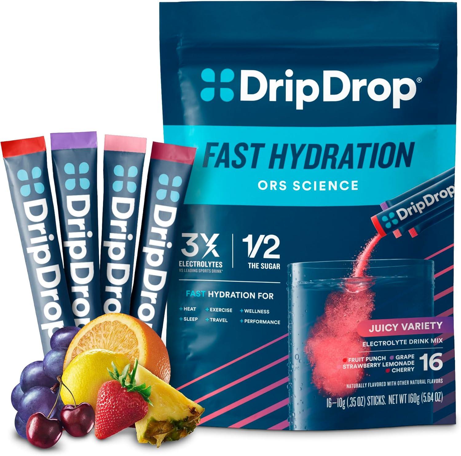 Elevate Our Hydration Game with DripDrop's Juicy Variety!