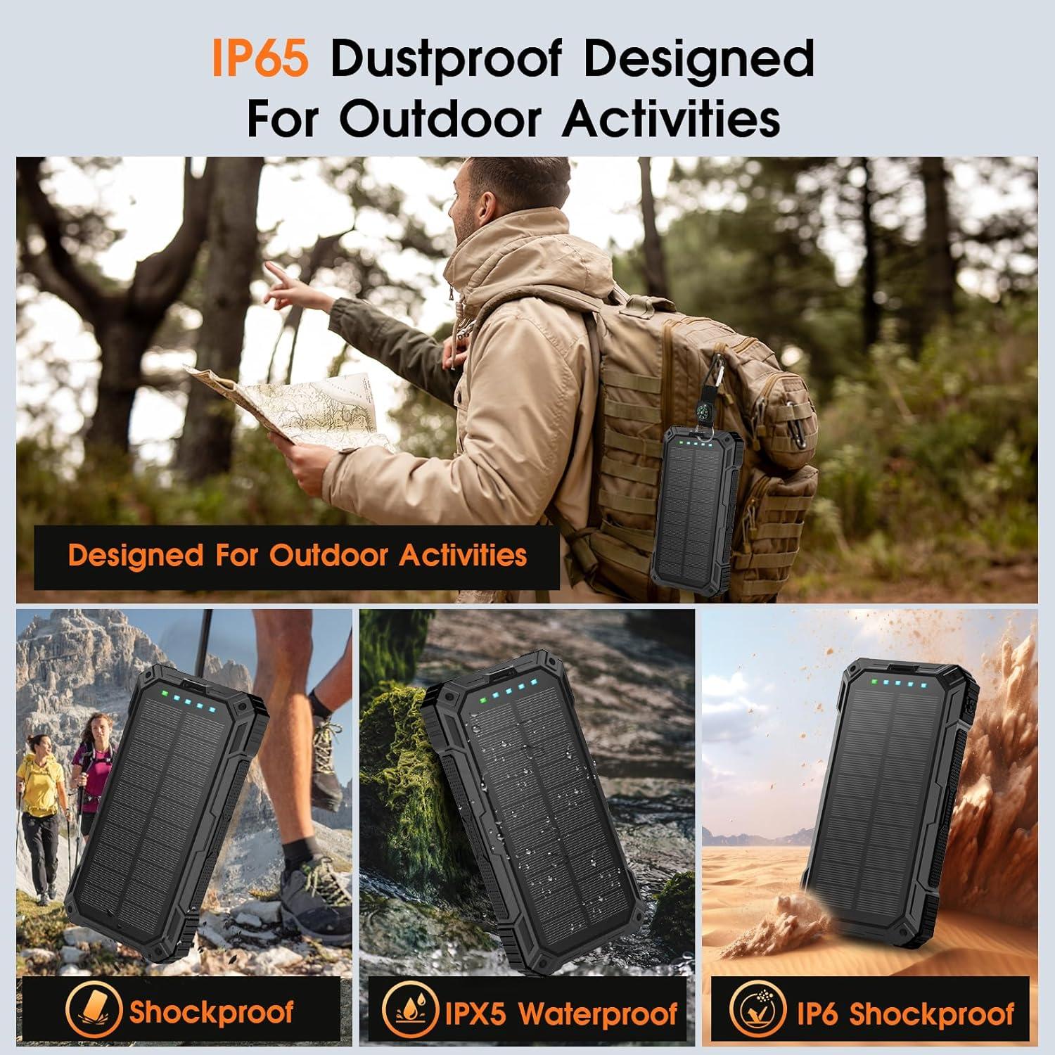 Empowering Adventures: Our Review of the Solar Charger Power Bank