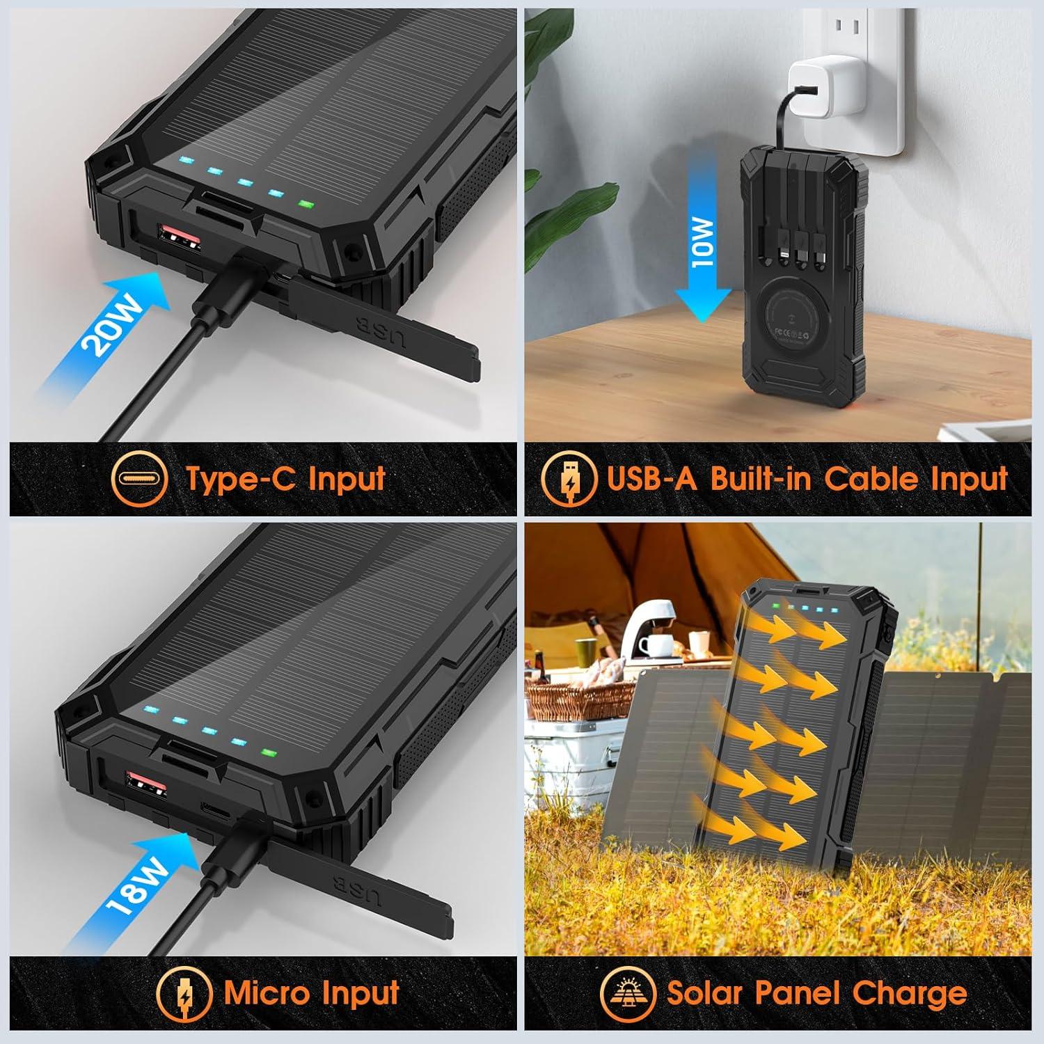 Empowering Adventures: Our Review of the solar Charger Power Bank