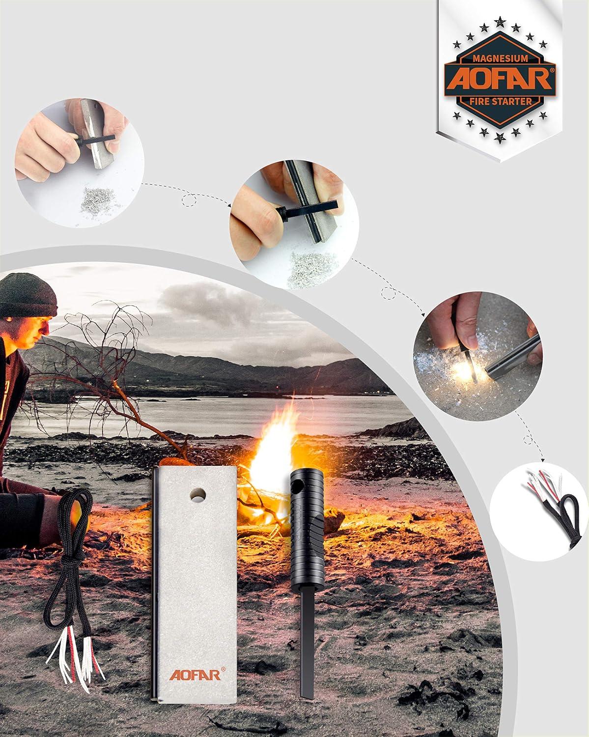 Together We Ignite Adventure: AOFAR Magnesium Fire Starters