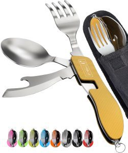 Elevate Our Adventures: The Ultimate 4-in-1 Camping Utensils
