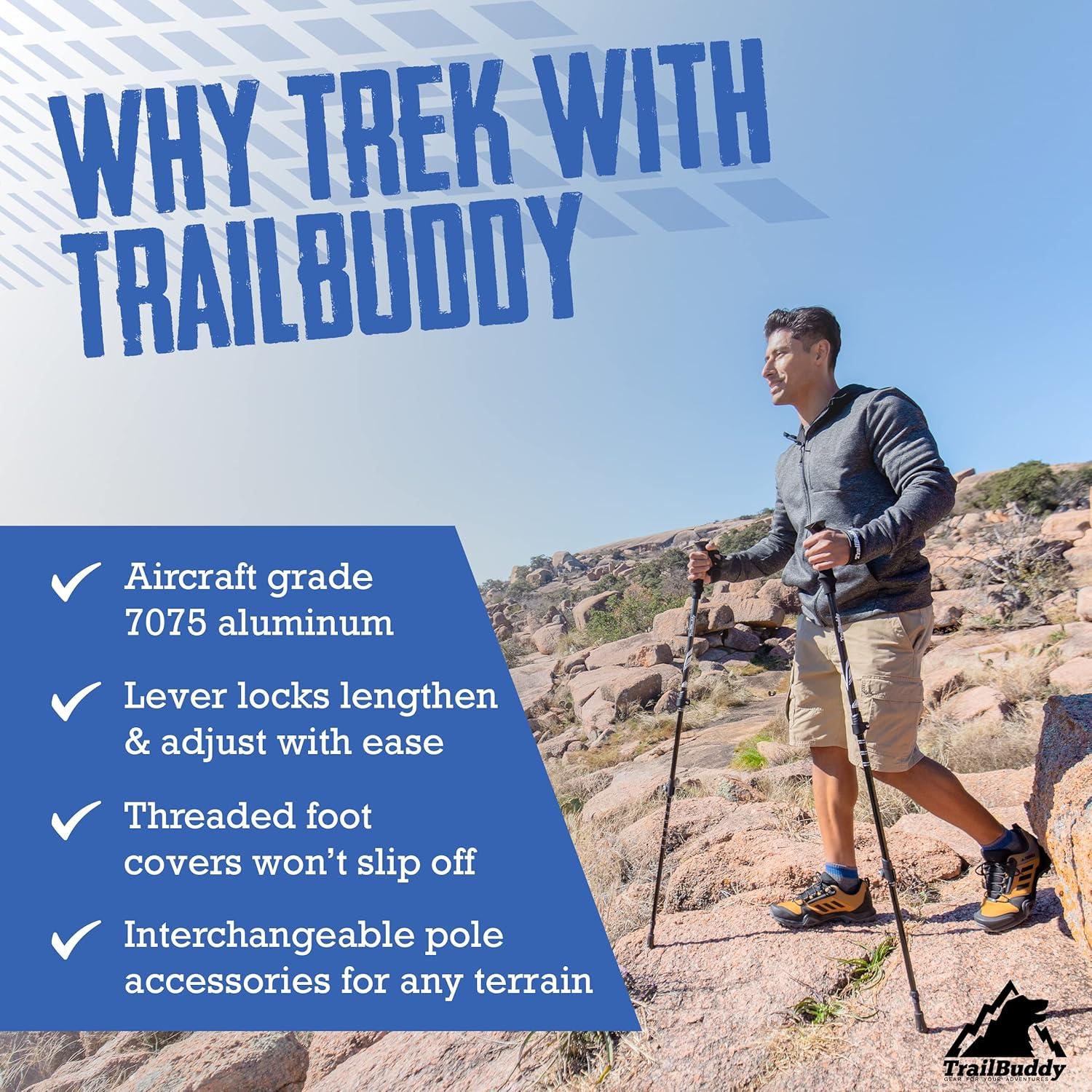 Together,We Conquer: Unleashing TrailBuddy Trekking Poles
